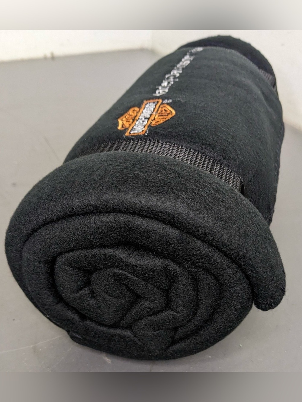 Harley-Davidson Black Fleece Throw Blanket